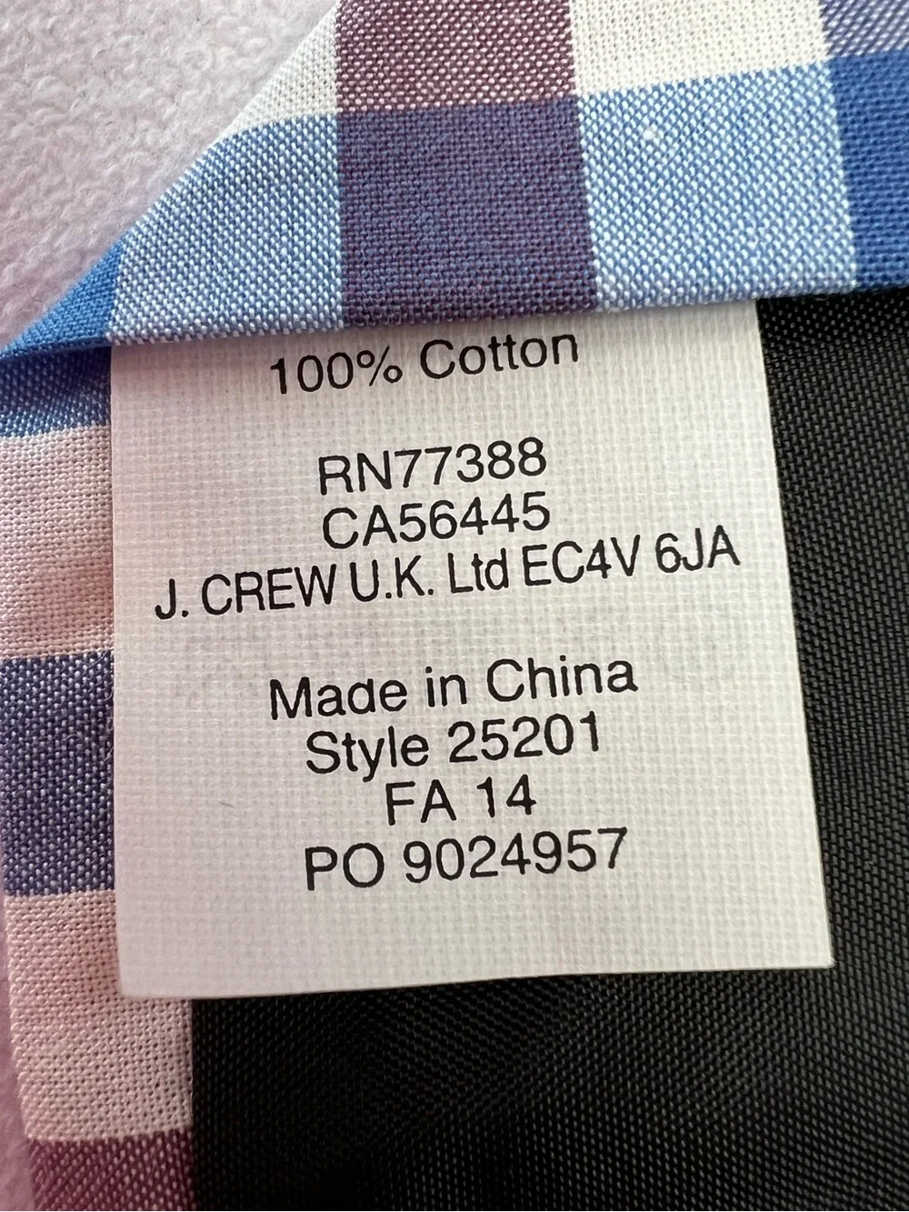 Crewcuts Boys Gingham Plaid Necktie - NEW